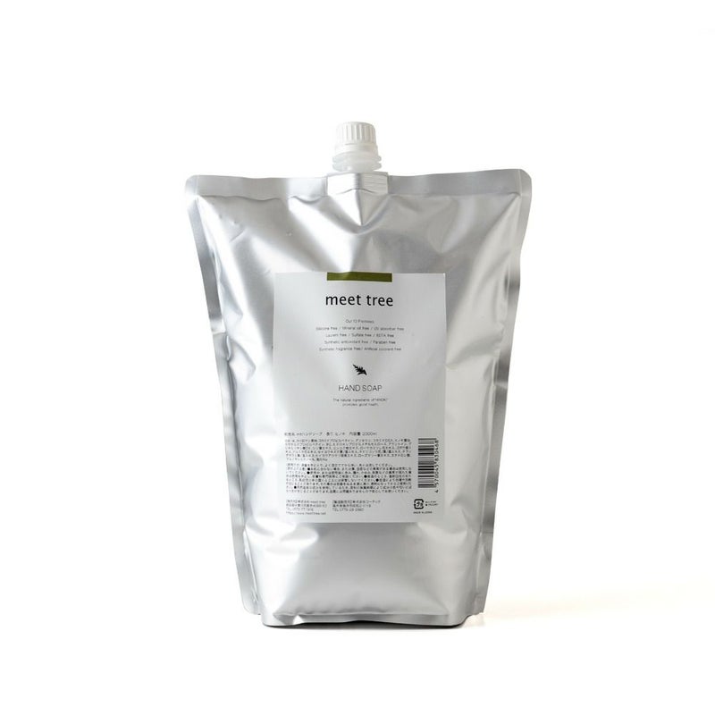 meet tree　ハンドソープ　詰め替え用 2L　ヒノキ　正面
