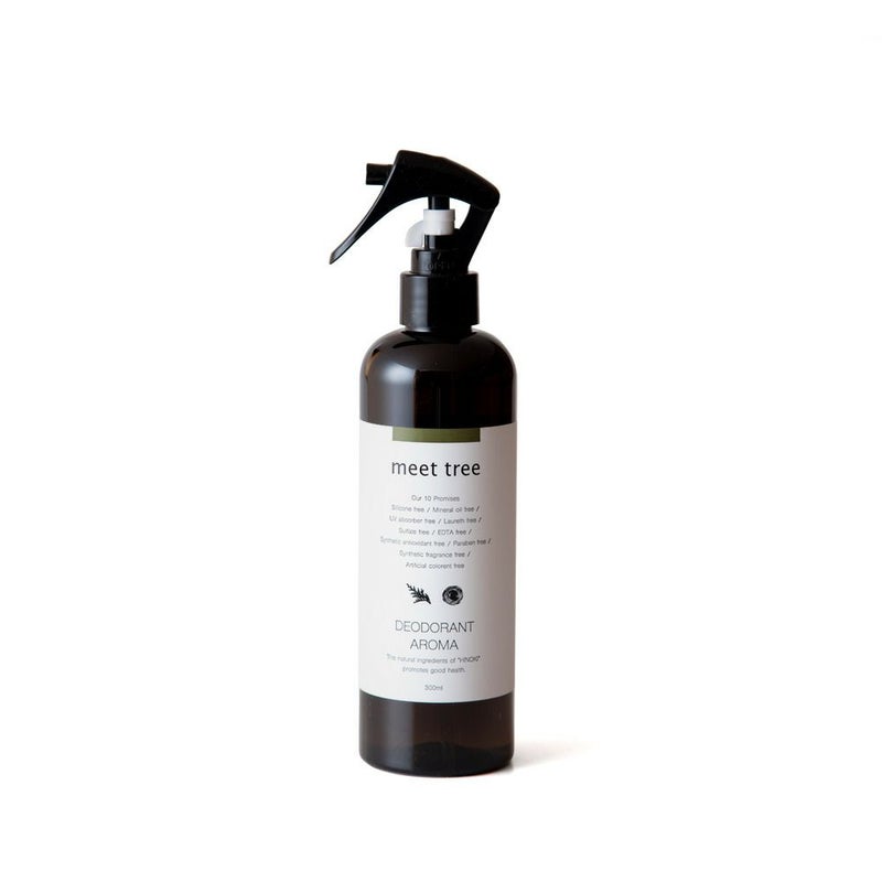 meet tree　消臭アロマミスト 300ml 　ヒノキ　正面