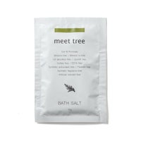 meet tree　バスソルト（ヒノキの葉） 35g　ヒノキ　正面