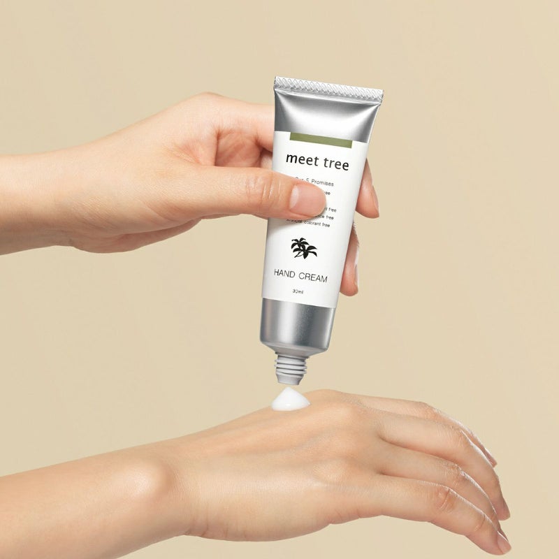 meet tree　ハンドクリーム（クロモジ） 30ml　クロモジ　使用シーン