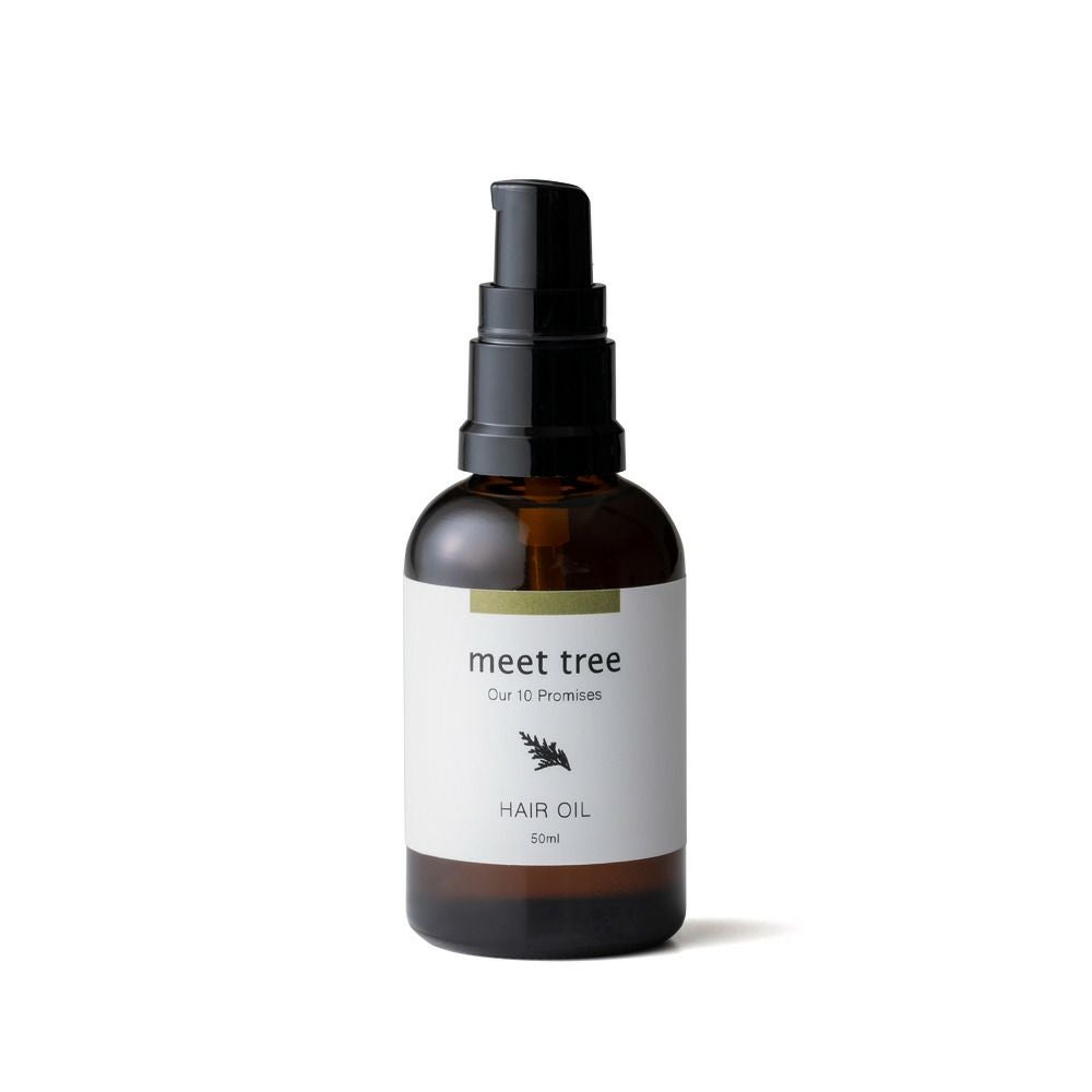 meet tree　ヘアオイル ヒノキ　50ml　正面