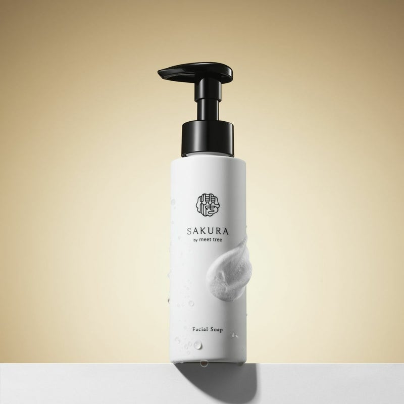 meet tree 櫻 フェイシャルソープ 100ml サクラ　スキンケア　洗顔　エイジングケア　イメージ画像